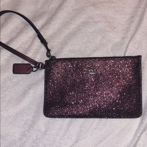 COACH PURPLE SPARKLY WRISTLET!